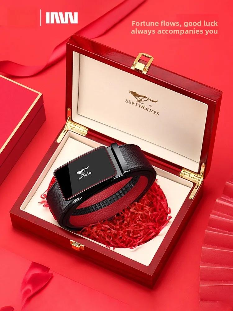 genuine-leather-belt-for-men-wedding-gift-for-boyfriend-husband-casual-busin-simple-sle-red-color-for-chinese-zodiac-year