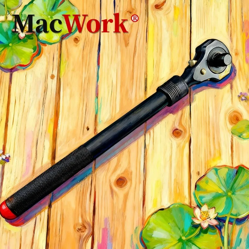 

1/2"3/8"Ratchet Wrenches With Hammer Style Telescopic Ratchet Handle Drive Dual Head Toughbuilt Socket Wrench Multitool Spanner