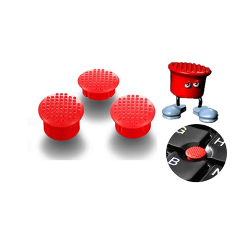 5pcs Trackpoint Red Cap For Lenovo IBM Thinkpad Laptop Rubber Mouse Pointer Cap Keyboard Trackstick Guide Accessories