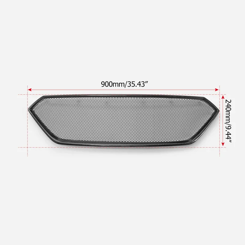 Carbon fiber front grill for Subaru WRX VBH S4 EPA Type front grill car accessories Aerodynamic package