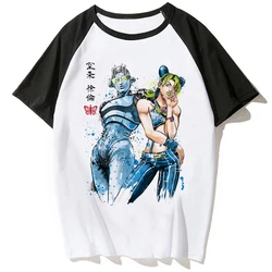 Jojo Bizarre Adventure t-shirts women funny top girl comic anime manga clothes