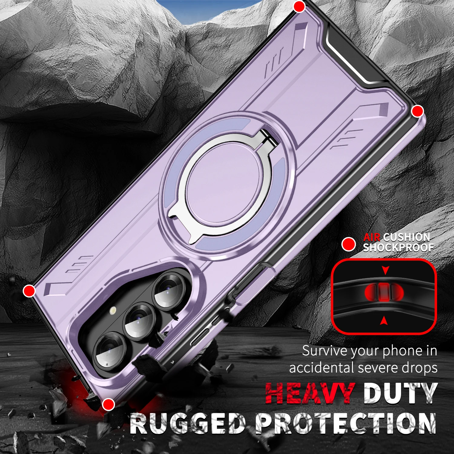 Anti-Drop Magnetic Wireless Charging Silicone Phone Case For Samsung Galaxy Z Fold 7 Fold7 Shockproof Soft Cover Cases Holder