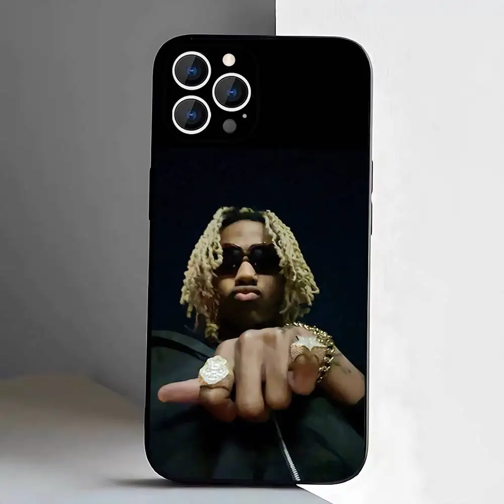 Rapper Rich A-Amiri Phone Case For iPhone 17,16,15,14,13,12,11,Pro,XS,Max,XR,Plus,E,SE4,Mini Black Soft Cover