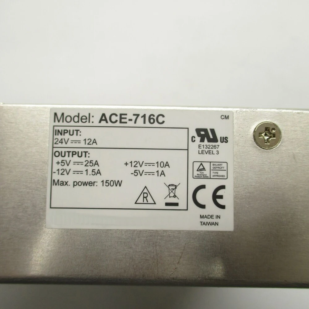 Device Power Supply ACE-716C C6140 150W SVL 3A