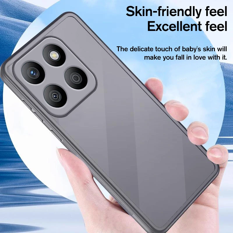 Honar X8b 4G Back Shell Plating Protective Lens Soft Silicone Clear Case For Honor X8b X 8b X8b HonorX8b 6.7 inches Phone Cover