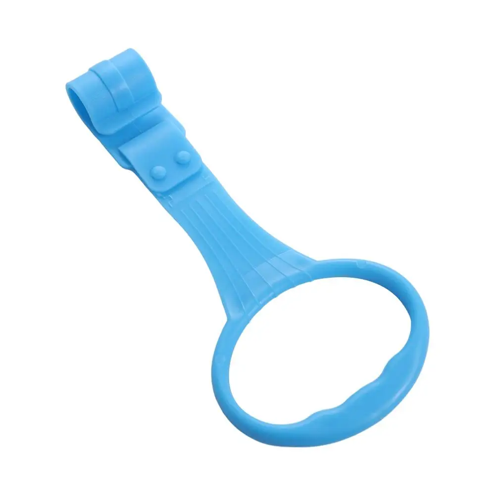 Teaching Plastic Pull Ring for Playpen Bed Accessories Solid Color Baby Pull Ring Stroller Toy Ring Hanging