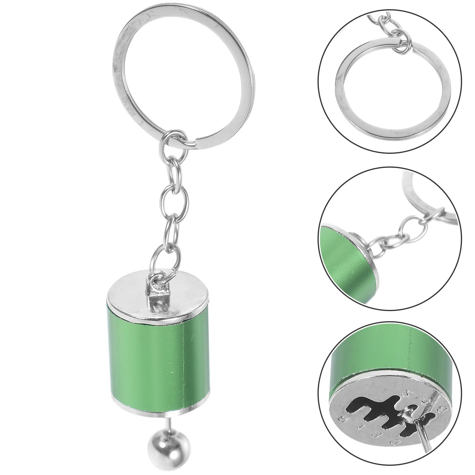 Mini Car Alloy Gear Shifter Keychain 6-Speed Manual Transmission Key Ring Fidget Wallet Chain Key Accessory Keychain Fidget