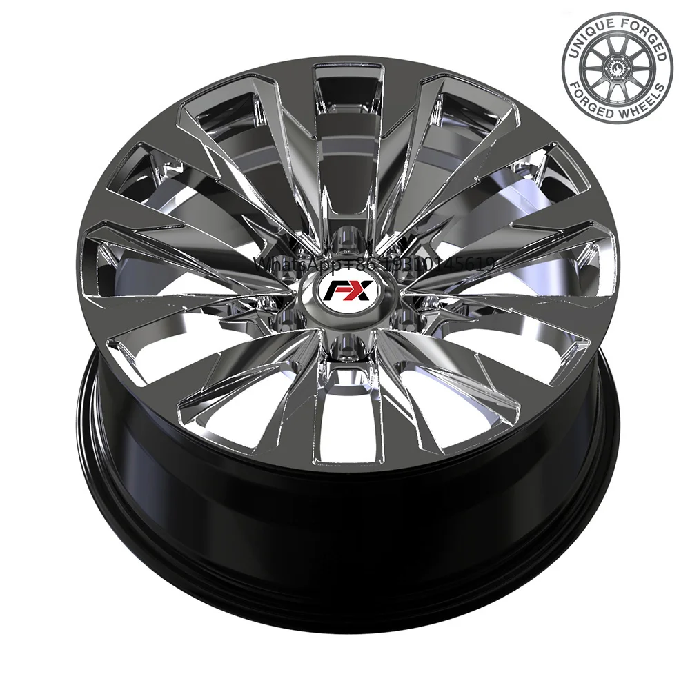 

26 Style Custom Bright Black Lightweight Alloy Passenger Car Wheel Rims 18 19 20 21 22 Inch For Toyota Land Cruiser