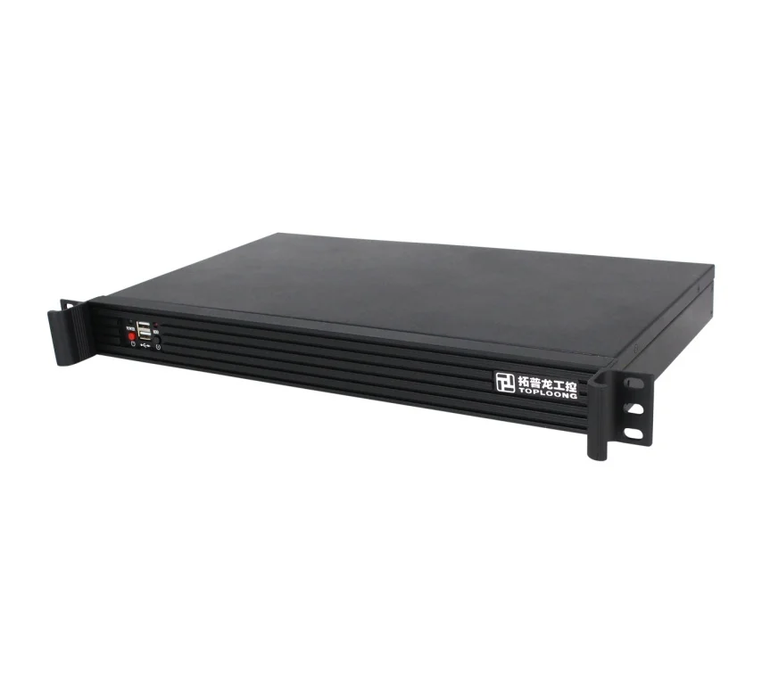 Empty Server Case TOP1U250L 1U Server Chassis - 250mm Depth, Mini - ITX  Support, Ideal for AV Decoding and Security