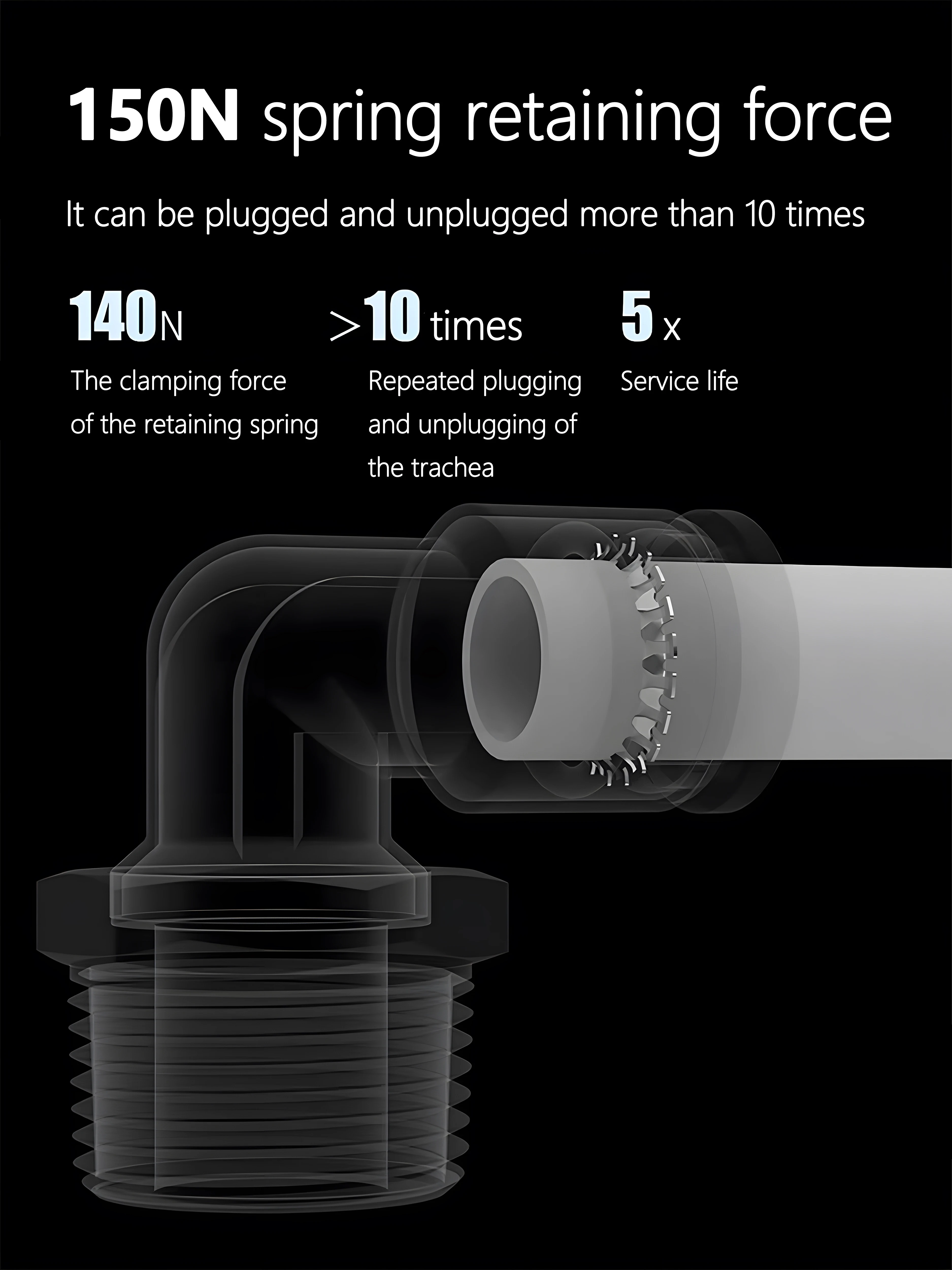 공압 피팅 흰색 호스 피팅 파이프 커넥터 고품질 1/4 1/2 6mm 8mm BSP 나사 퀵 커플링 에어 튜브 커넥터