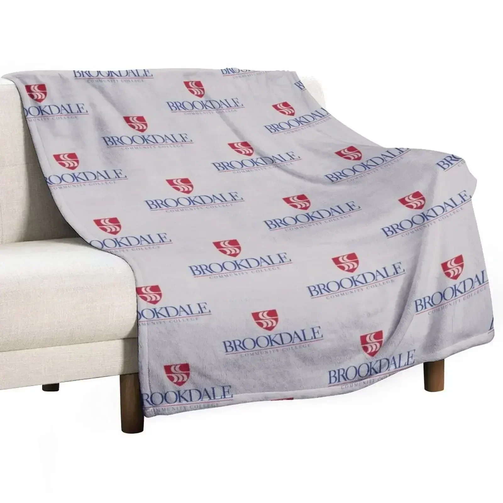 Community College, Brookdale Throw Blanket Beach Flannel halloween funny gift Sleeping Bag For Sofa Thin Blankets