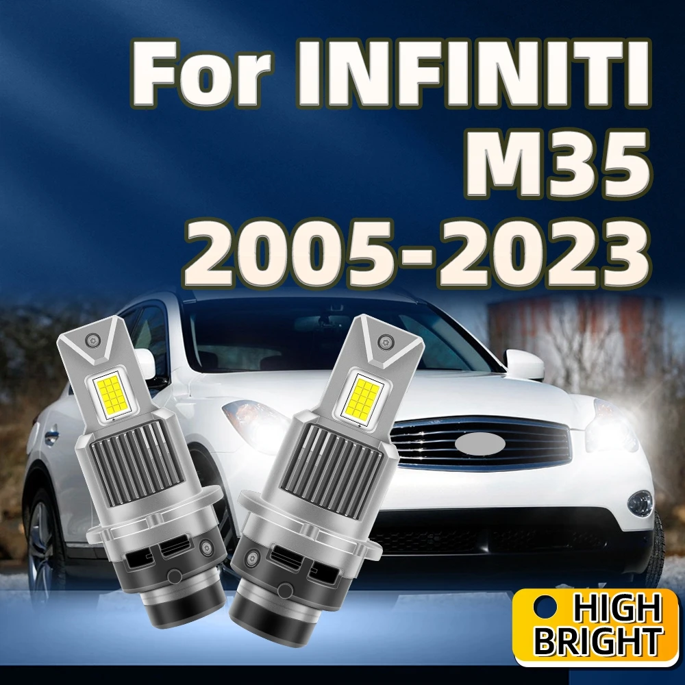 

30000LM Led D2S Headlight Bulbs HID Car Light 6000K For INFINITI M35 2005 2006 2007 2008 2009 2010 2011 2012 2013 2014 2015-2023