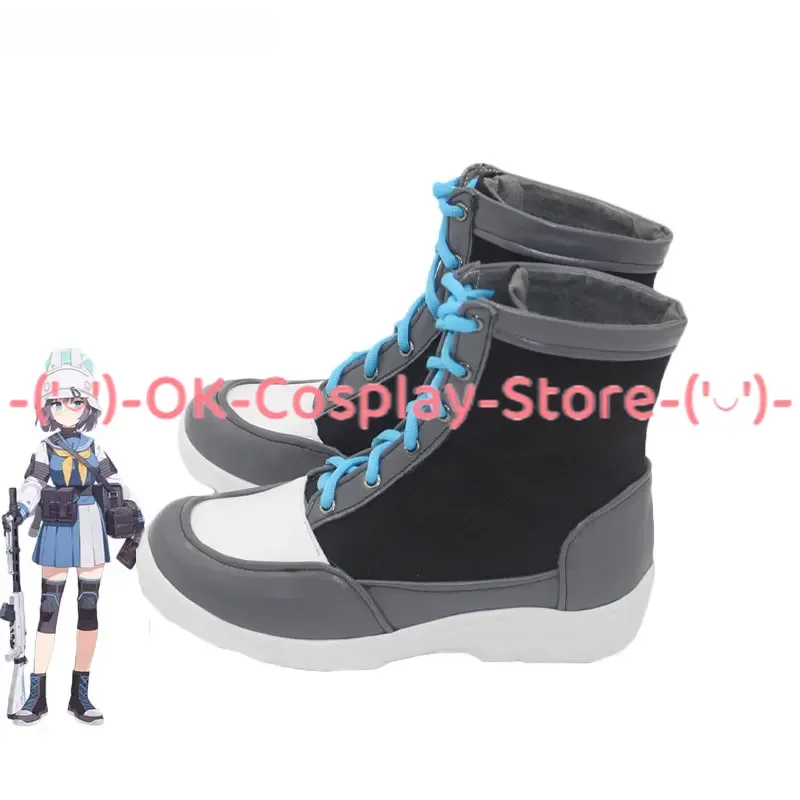 Sorai Saki Cosplay Shoes, Game Blue Archive, PU Leather Shoes, Halloween Carnival Boots, Cosplay Prop, btMade