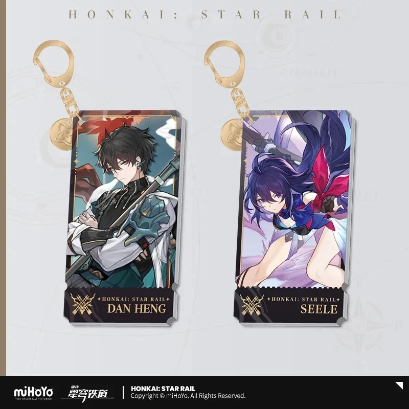 [Genuine] Anime Game Honkai: Star Rail Derivatives COSPLAY TRAILBLAZER ARLAN Vertical Drawing Series Acrylic Pendants