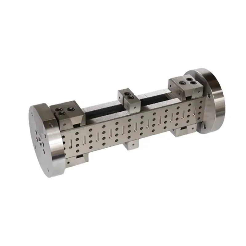 4 Axis CNC Machine Vise Parallel Jaw Clamp High Precision Bridge Type Vice For Milling Drilling Efficient Multi Station