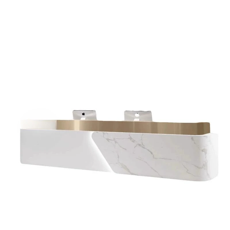 

Company Reception Club Reception Desk Painted Stainless Steel Hotel Bar