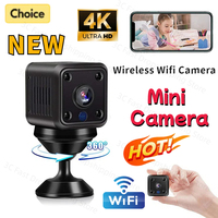 Mini 4K HD Camera Wireless Wifi Remote Monitor Camera Motion Detection Recorder Infrared Night Vision Security Monitoring Home