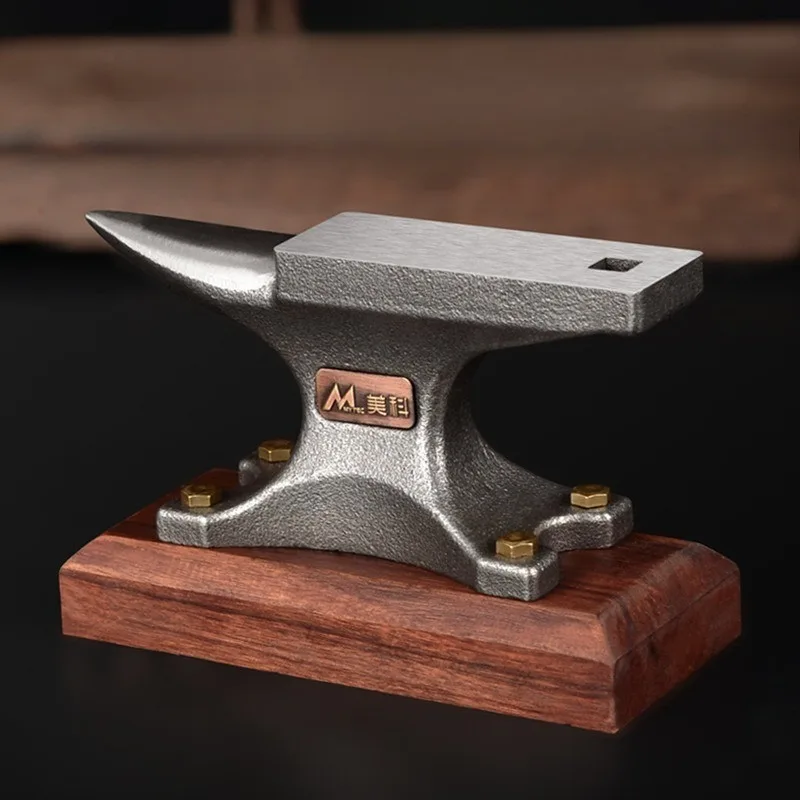 Bull Horn Steel Anvil Metal Platform Mini Steel Anvil Household Table Setting Iron Anvil Durable Sturdy Building Tools Parts
