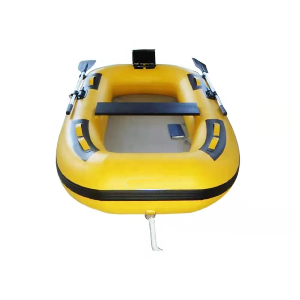 Outdoor Hot Selling 2 Person Fishing Rowing Boat Drop Stitch Material Inflatable Fishing  Kayak with Pedal - view 3