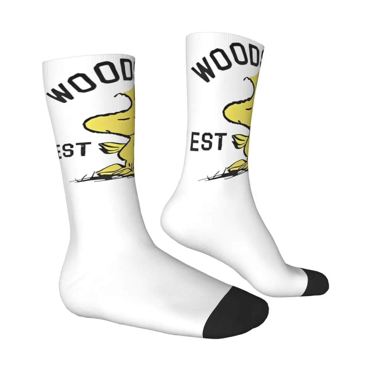 Peanuts Woodstock Snoopy Socks Winter Stockings Gothic Women Men Medium Soft Socks Graphic Running Sports Anti-Slip Socks