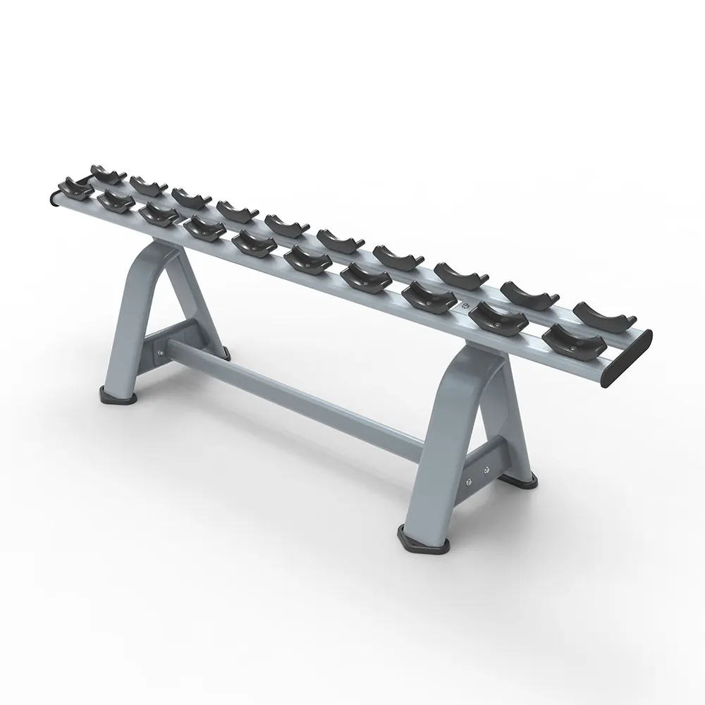 

Тренажеры для бодибилдинга, стойка для гантелей, 1-слойная стойка для гантелей, одноуровневая стойка для гантелей для коммерческого тренажерного зала