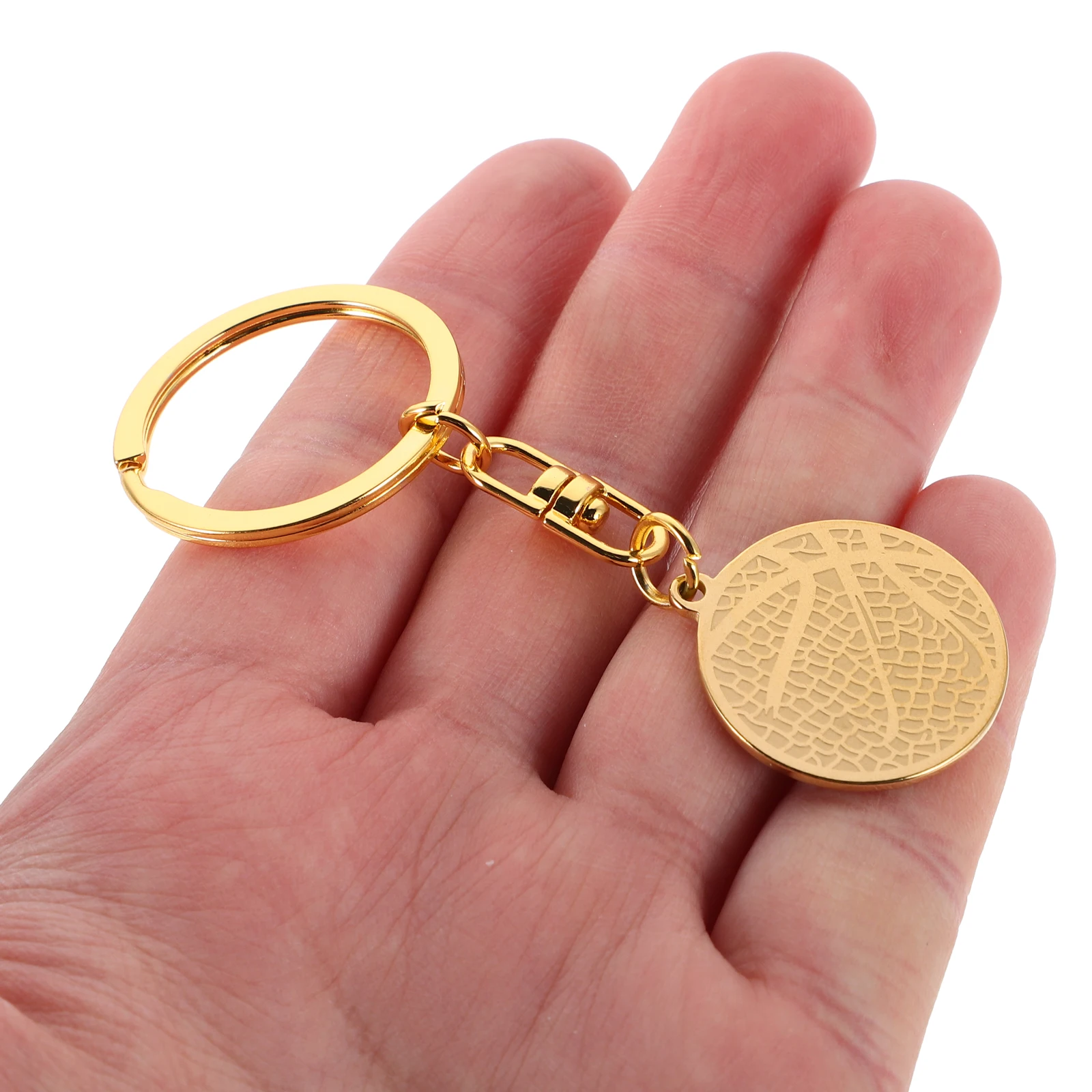 

1pc Stainless Steel Mini Sports Charm Backpack Car Ornament For Men Silver Durable Smooth Lover Sports Key Ring Themed