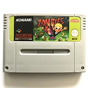 Zombies Ate เพื่อนบ้านของฉันสำหรับเกม Snes Ntsc Pal วิดีโอเกม