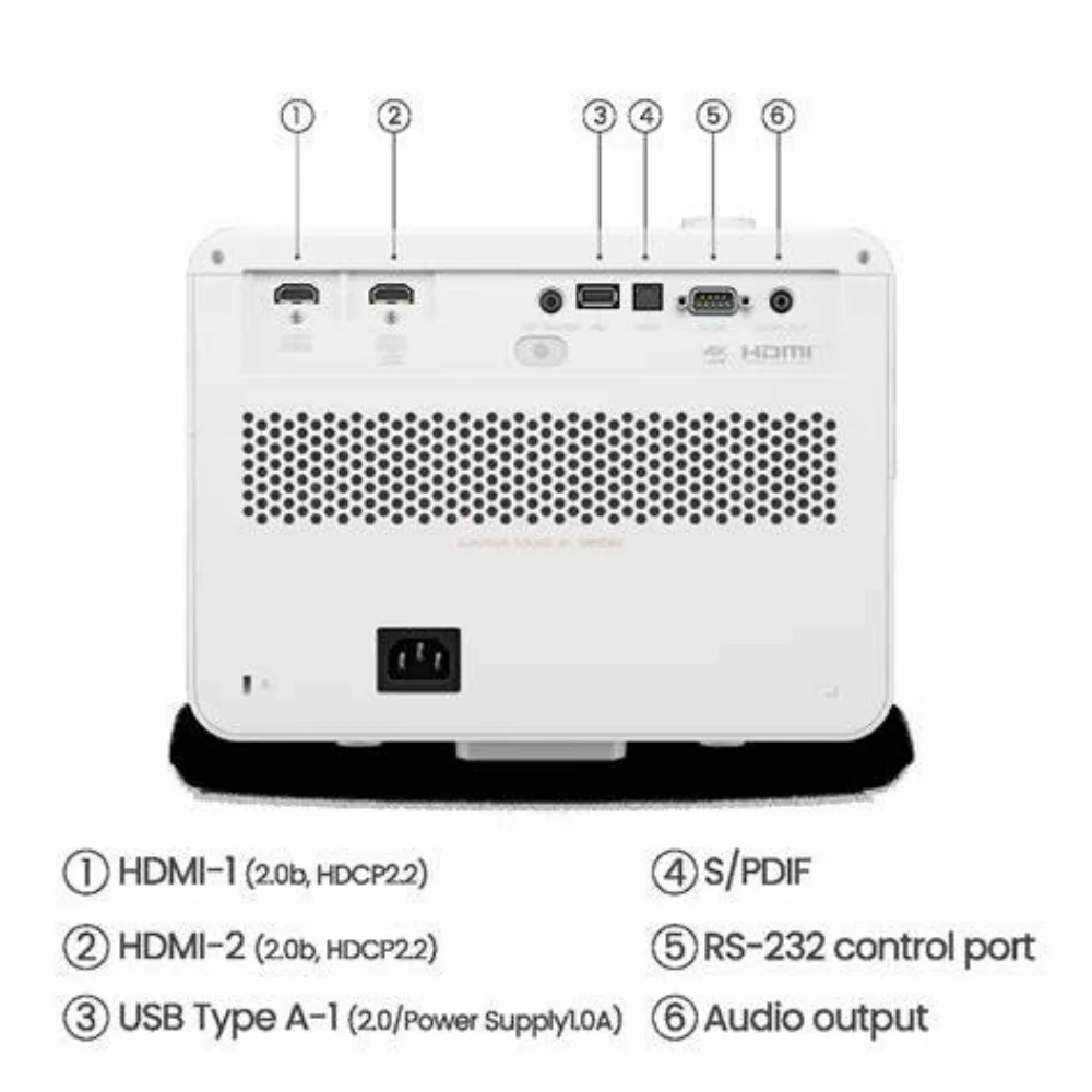 벤큐 X3100i 4K UHD 게이밍 프로젝터 트루 4K 3300 ANSI 루멘 4.2ms 응답 시간 1080p 240Hz