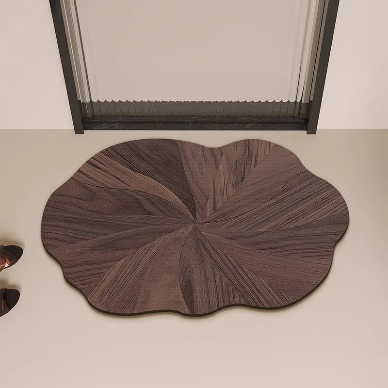Bathroom absorbent pad, diatomaceous earth foot mat at the entrance of the bathroom, non slip floor mat, toilet carpet