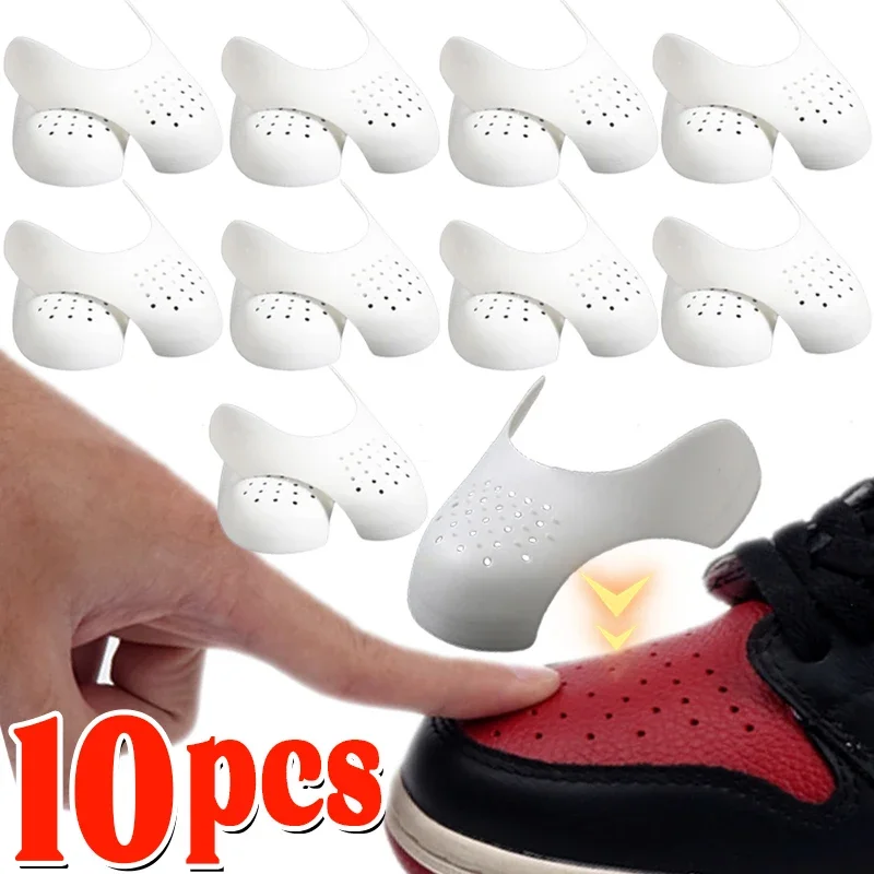 10PCS Light Anti Crease Protector Anti Crease Bending Supporting Shoe Toe Crease-Resistance Suitable For Sports Shoes