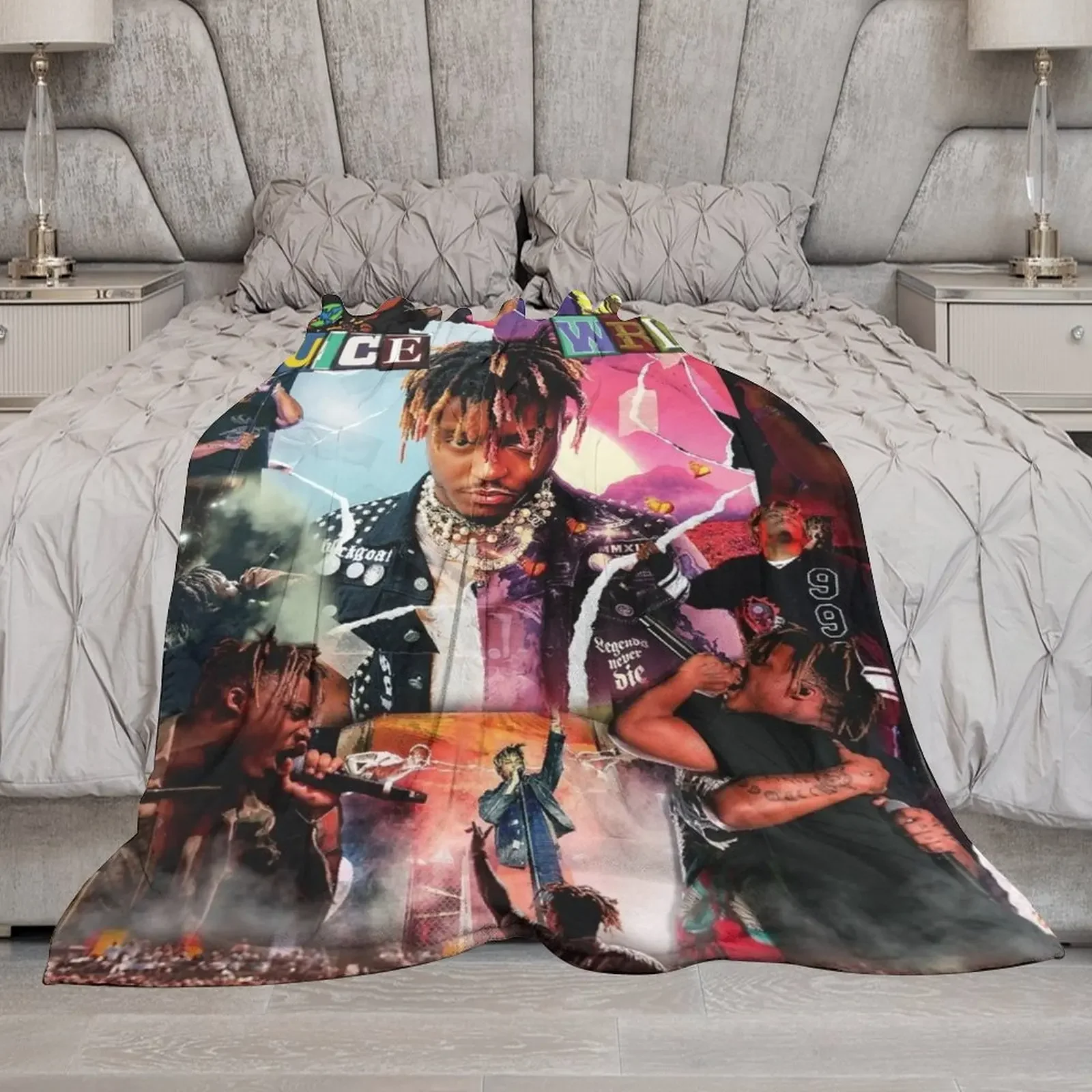 juice wrld tour Throw Blanket throw blanket for sofa Luxury Brand Blanket Decorative Blankets