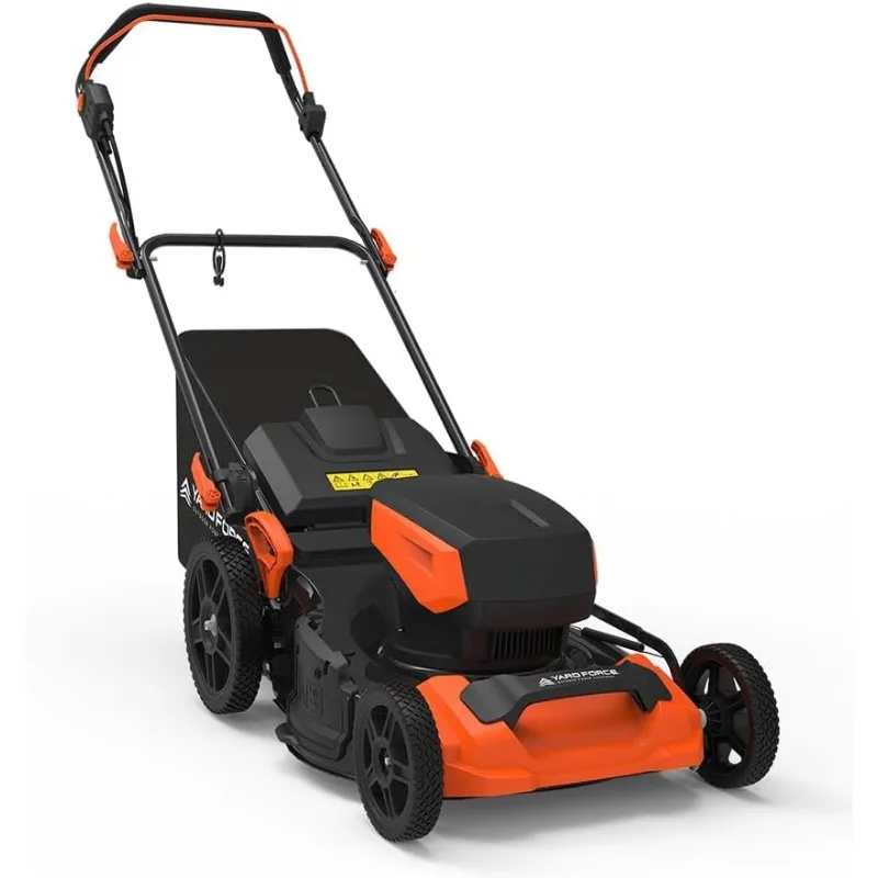 19-inch Electric Lawn Mower YF1518-3N1, 19-inch Metal Decking, 1-3 inch 7 Positions Central Cutting Height, 12" Rear Wheel