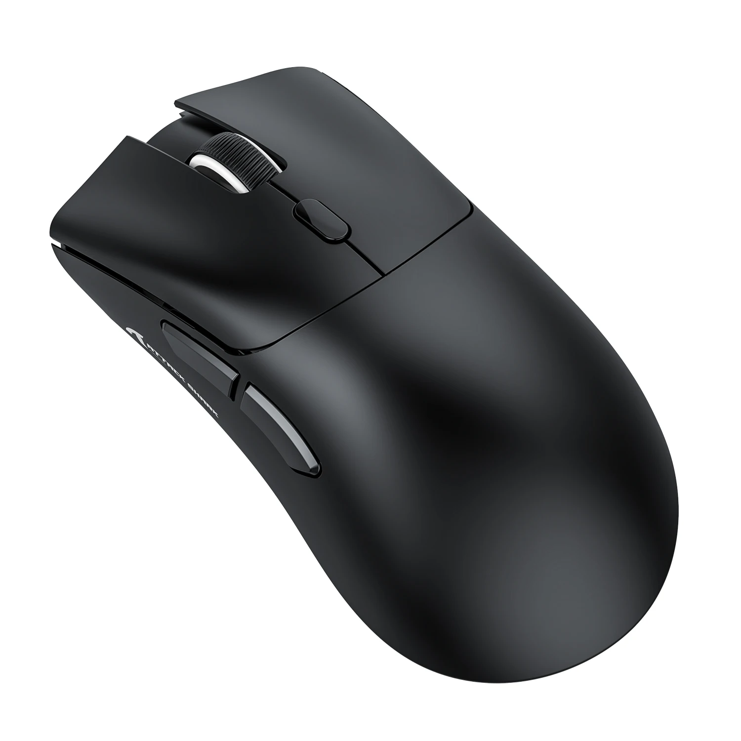 Mouse para jogos Attack Shark R1 com DPI ajustável, modo de conexão sem fio ou com fio, design leve e ergonômico.
