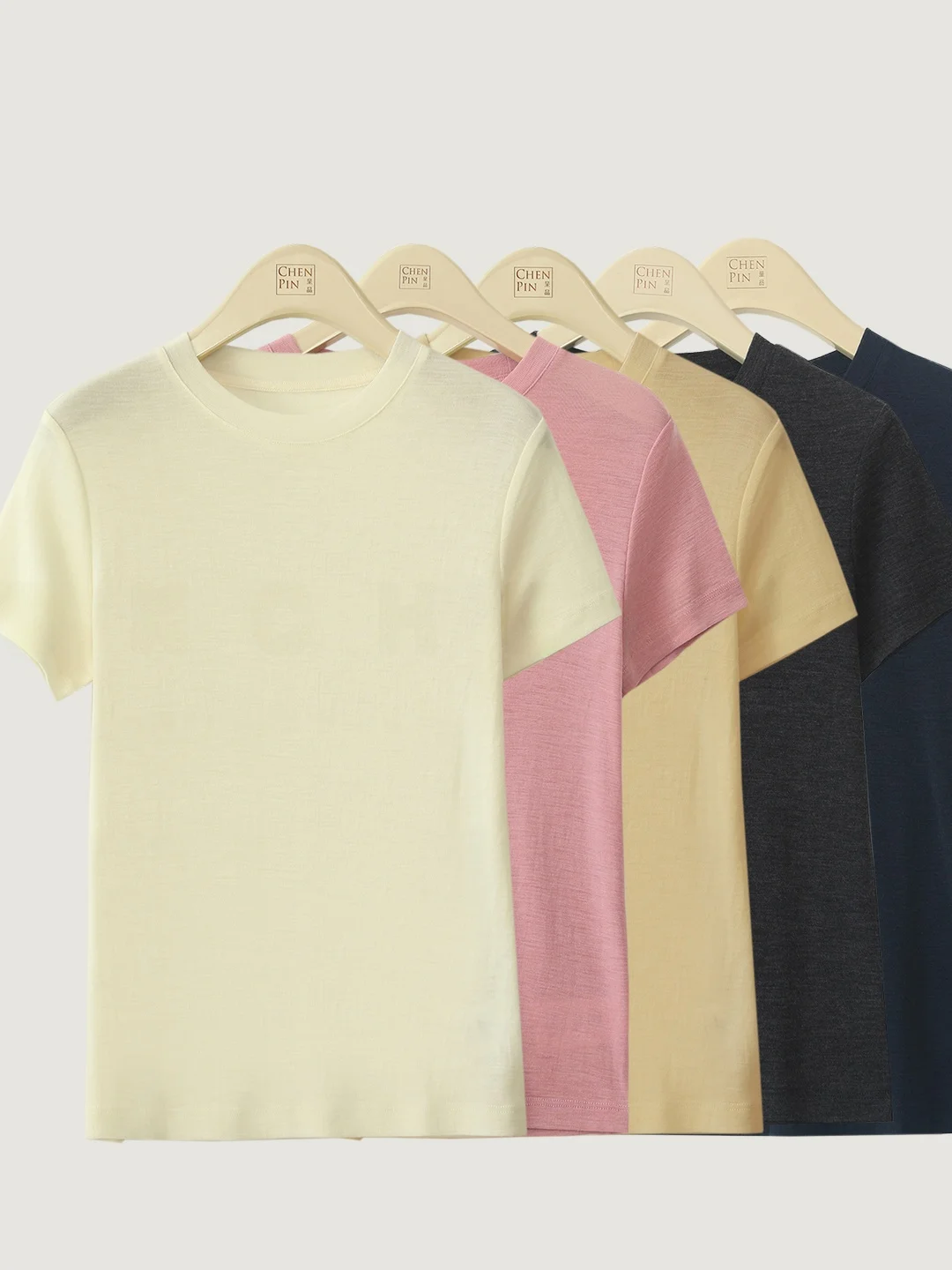 

Ультратонкая вязаная шерстяная футболка с коротким рукавом, однотонная, женская, модная, для повседневной носки, летняя, осенняя, сезонная одежда