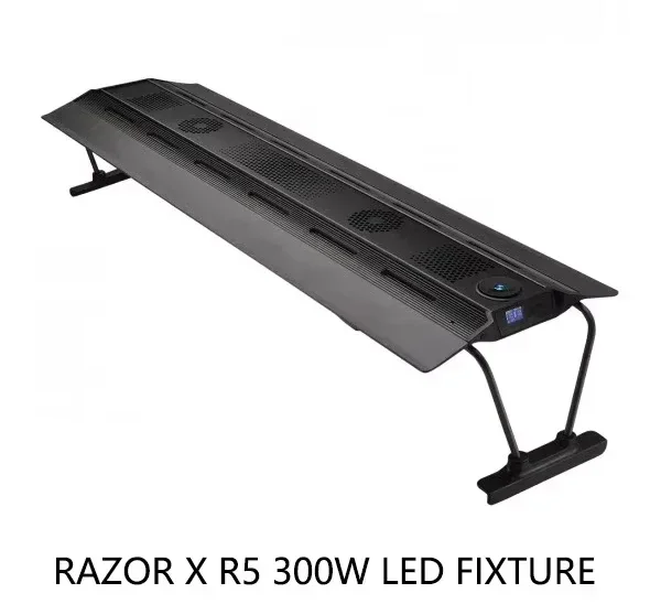 TLF Maxspect Razor X R5シリーズ 海水サンゴライト 水槽ライト Wi-Fi制御 アルミボディ OLEDスクリーンディスプレイ搭載 LED照明器具