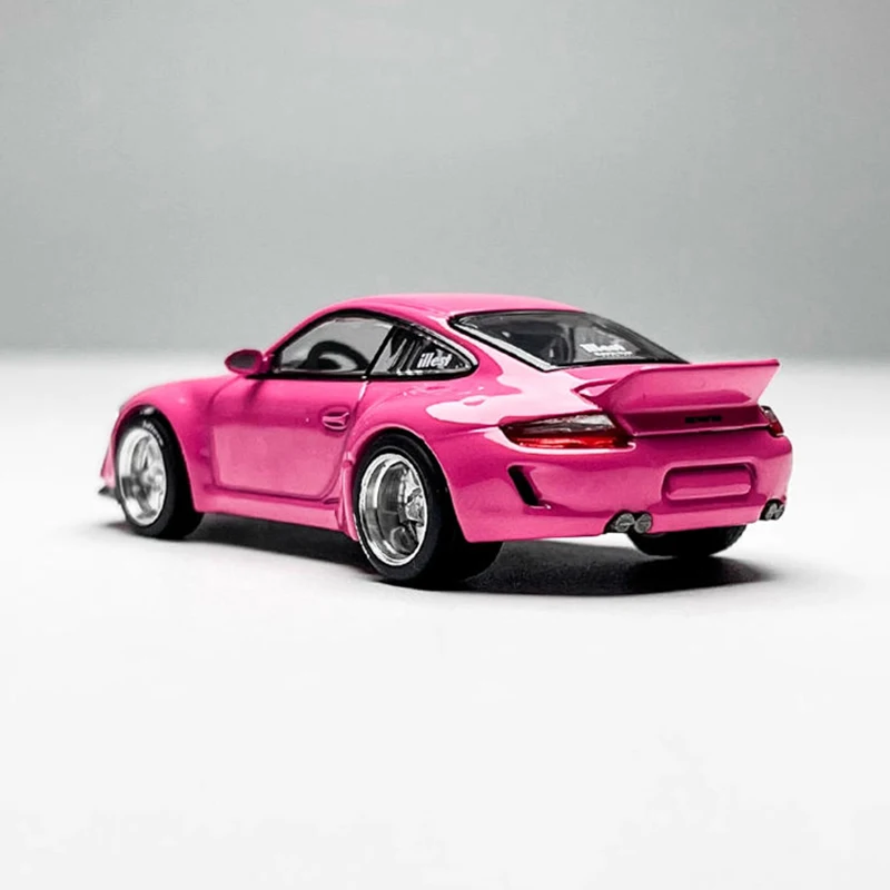 POPRACE 1:64 Schaal 911 RWB 997 Legering Simulatie Auto Model Collectie Display Ornament Speelgoed Cadeau