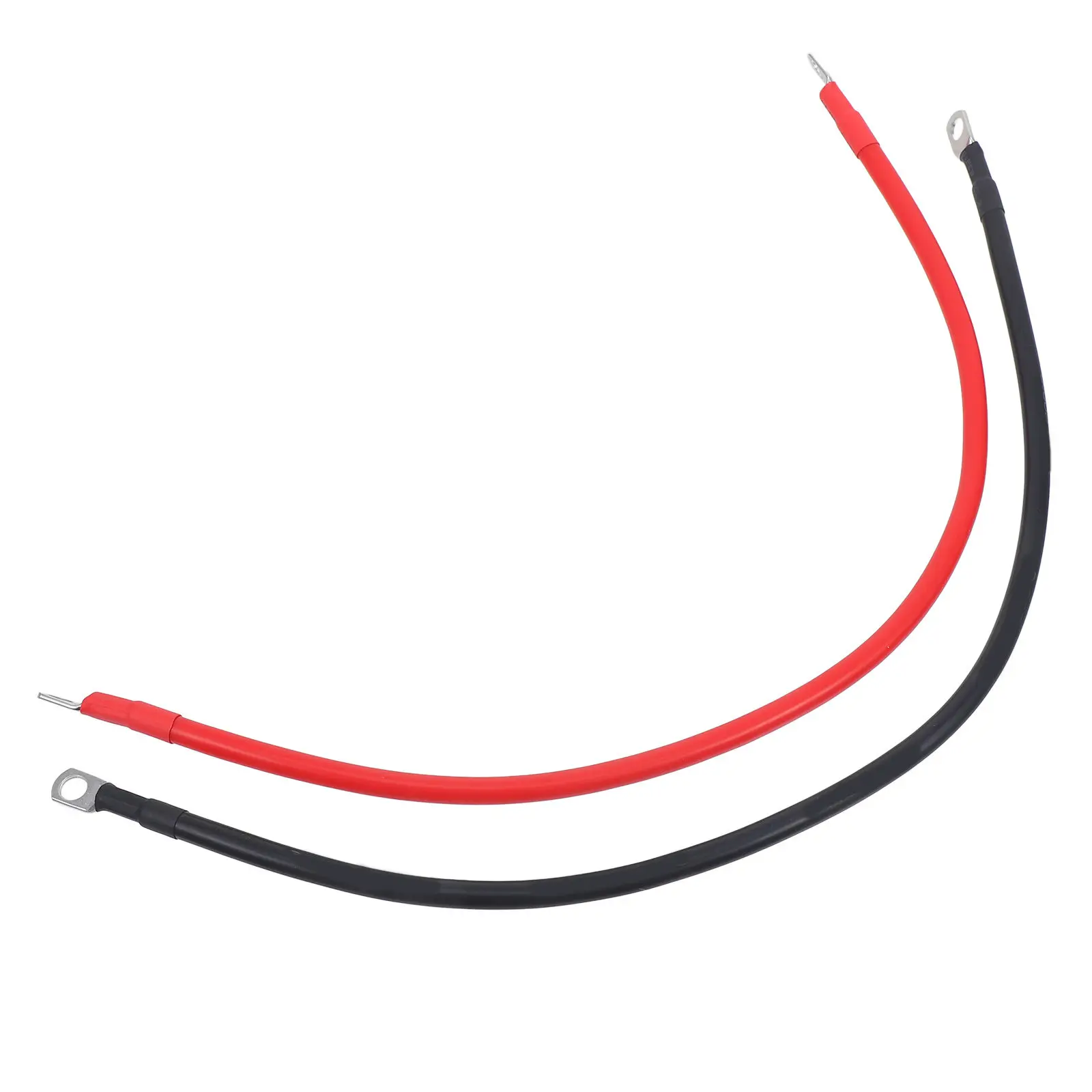 

2Pcs Pure Copper Battery Cable Heavy Duty Car Truck Rv Marine Yacht Solar Power Inverter Wire with Lugs for Quick Connect