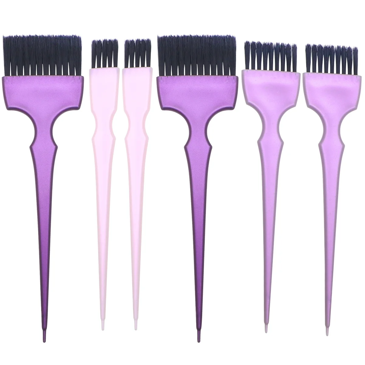 مجموعتان من أدوات صبغ الشعر، فرشاة تينت متينة، سهلة الاستخدام، ملحقات صالون التجميل، تلوين بنفسك، مقاسات S M L، صبغ الشعر #1