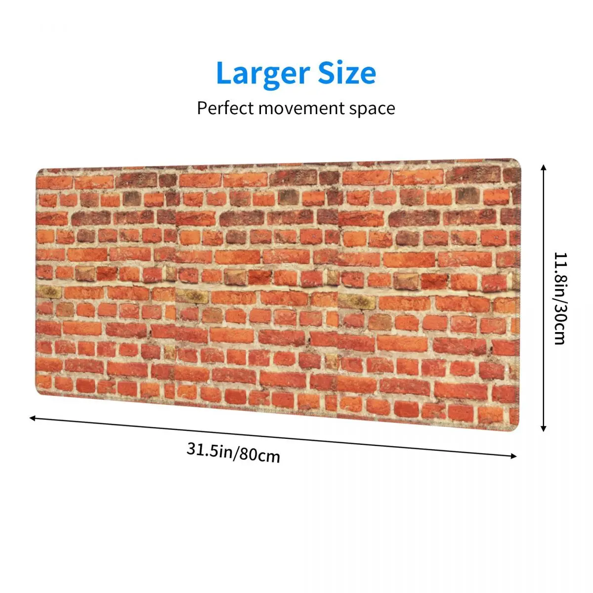 Large Mouse Pad The Red Brick Wall Gamer PC Laptop Mats Keyboard Carpet Computer Gaming Office Accessories Desk Mat