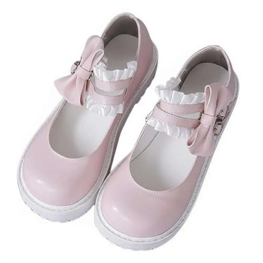 BB BEROBELLO FASHION IS AN ATTITUDE Japanese Sweet Lolita Flat Shoes Maid Cosplay Mary Jane Shoes