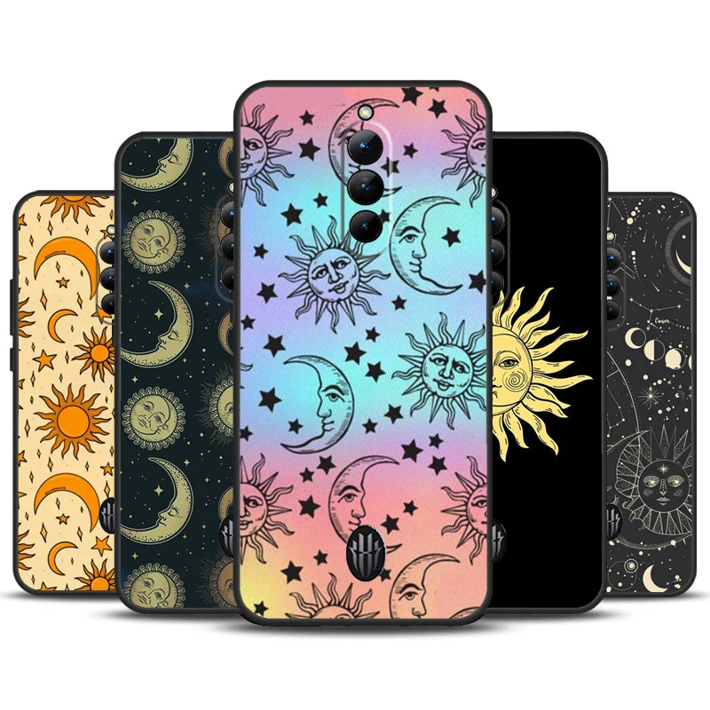 Sun Moons Star Signs Celestial Case For ZTE Nubia Red Magic 8S Pro 9 Pro Plus RedMagic 8 Pro 7 7S 6 6S Pro 5S 5G 6R Cover