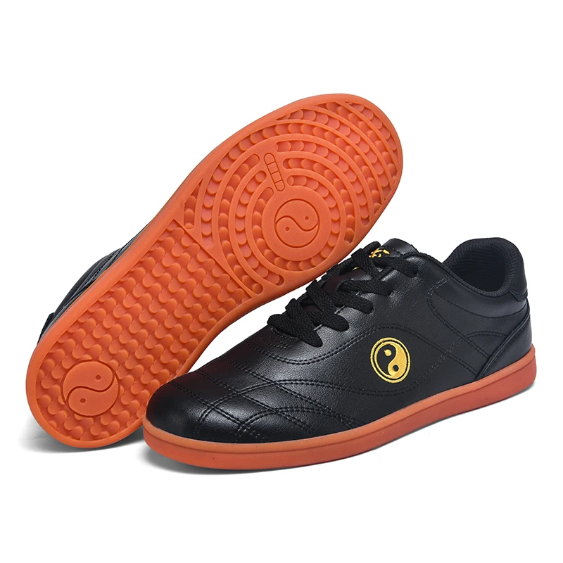 

2026 Original Brand Martial Arts Shoes Unisex Slip-on Men Tai Chi Shoe Soft Bottom Traditional Kung Fu Shoes Lace Up Taekwondo S