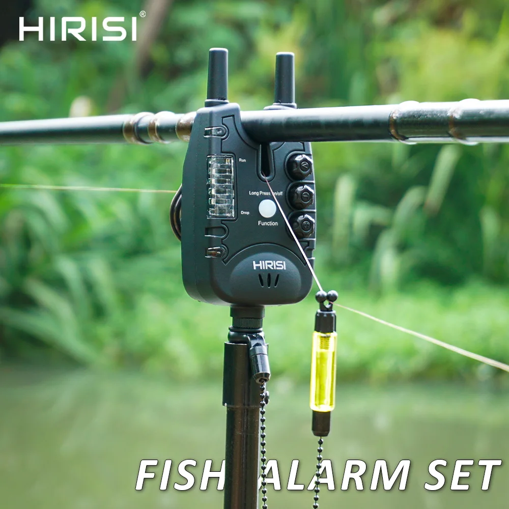

Hirisi Carp Fishing Bite Alarms and Fishing Bobbins Swinger Set Fishing Alarms Bite Indicator Carp Accessories