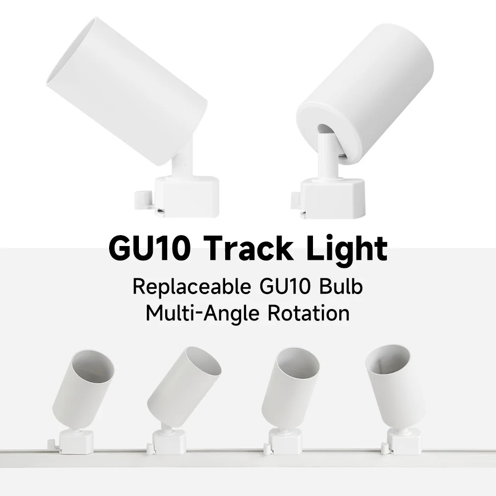 GU10 LED Spoor Licht Volledige Sets Plafondverlichting Indoor keuken Lamp Led Spotlight voor Woonkamer Winkel Decor Plafond Spot Verlichting - afbeelding 2