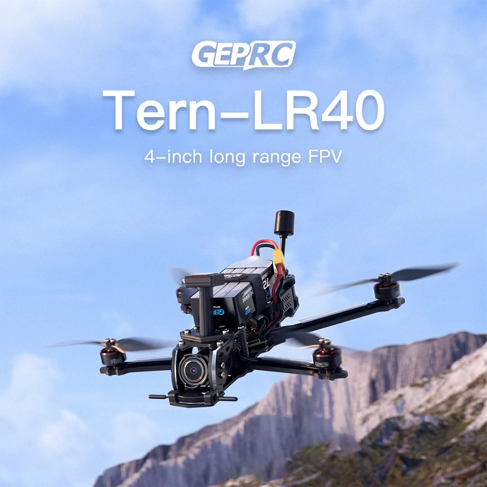 

GEPRC Tern-LR40 Analog/O3/Wasp GPS 32Bit 45A SPEEDX2 1404 3000KV Freestyle Remote Control Drone LongRange Quadcopter