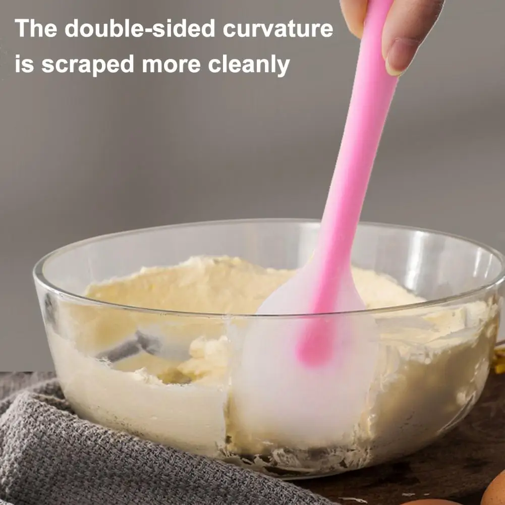 

Silicone Spatula Heat-Resistant Non-Stick Baking Tool for Spreading Scraping Mixing Dishwasher Safe Essential Kitchen Utensil