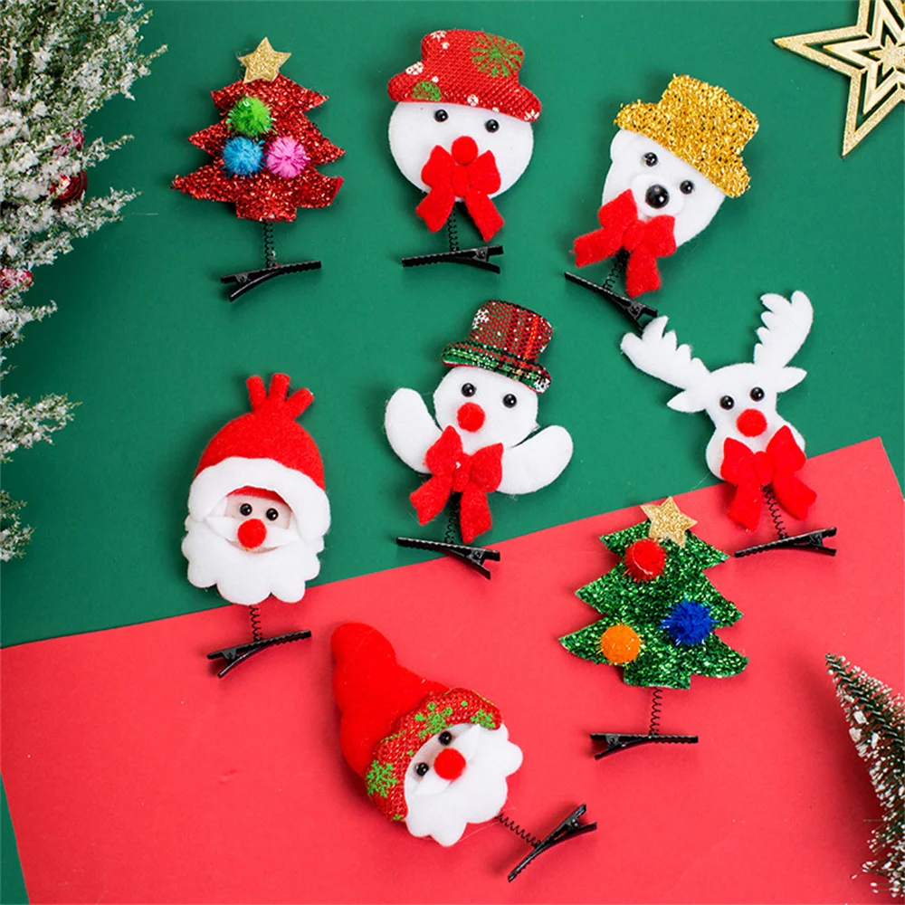 Cute Christmas Antlers Baby Hairpins Kids Girls Hair Clips Hair Accessories Child Girl Toddler Hairpin Infant Headband