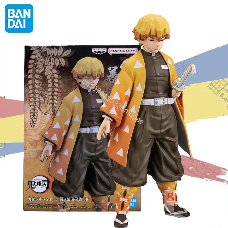 

В наличии Bandai Original Demon Slayer Vol.31 Agatsuma Zenitsu Фигурки Коллекция Модель игрушки Рождественский подарок