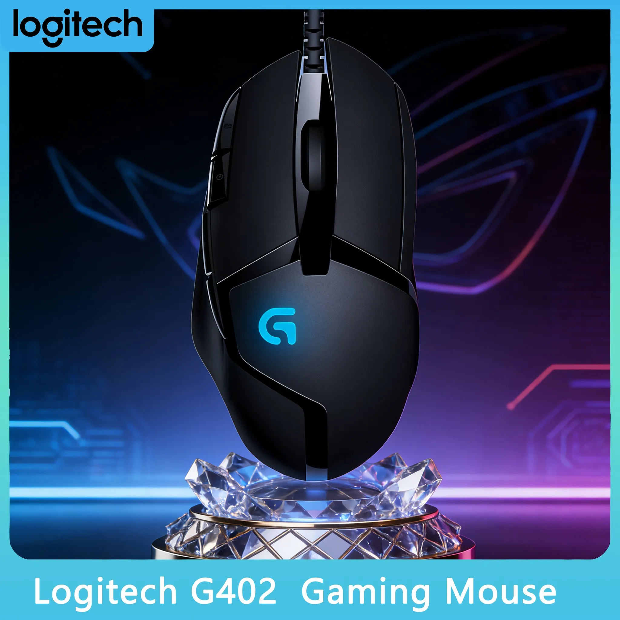 

G402 Wired Mouse - 20 Million Clicks Durability for Pro Gamers
