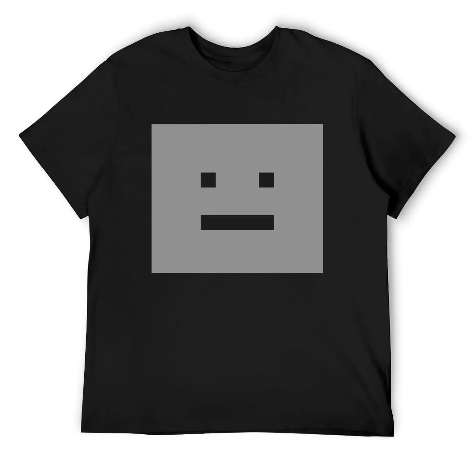 Square Face - Black (Neutral) T-Shirt korean fashion vintage t shirts tees street wear designer t shirt men